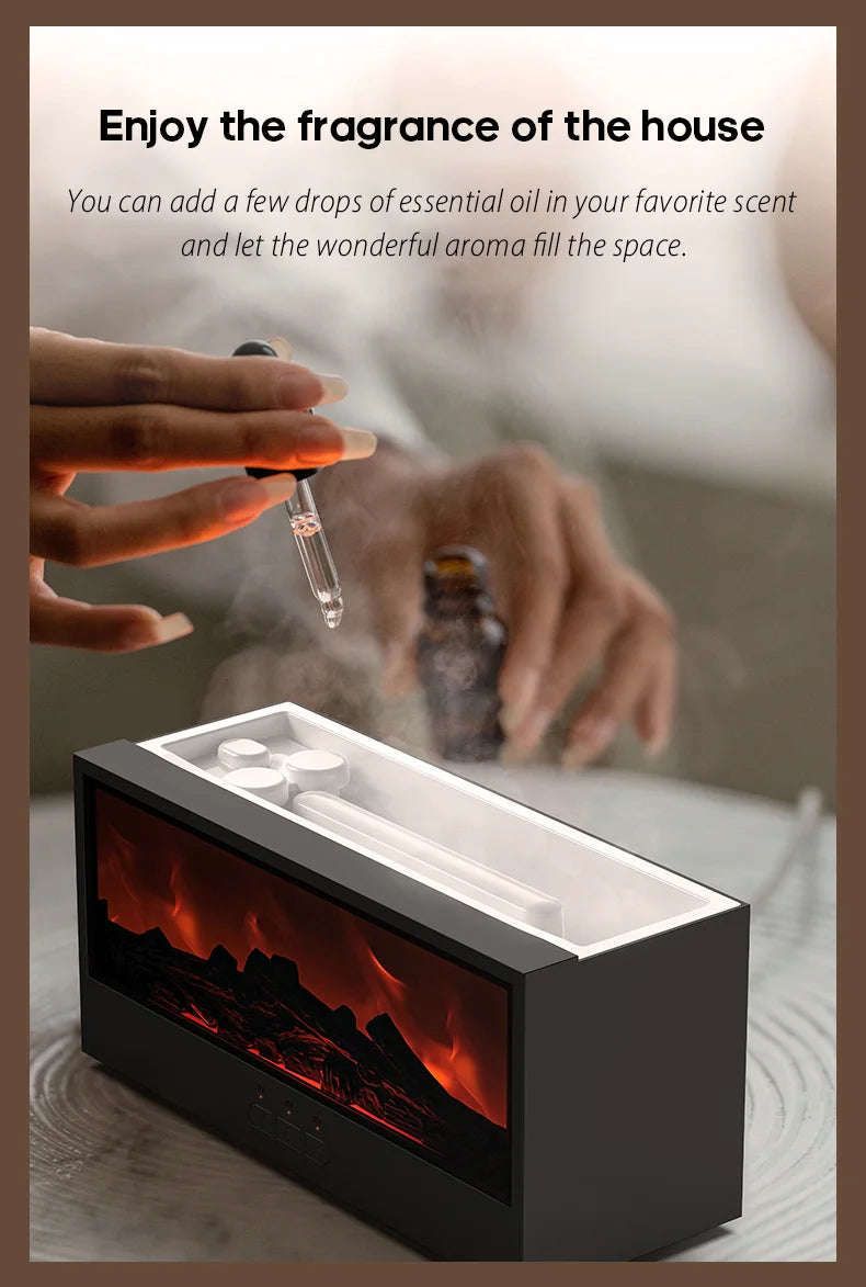 Fireplace Air Humidifier Waterless