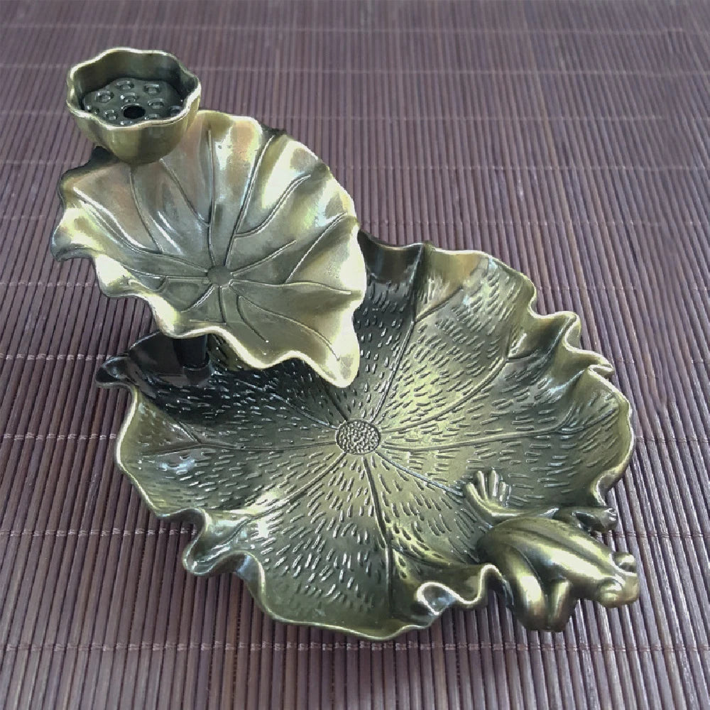 Incense Waterfall, Incense Cone Burner Frog or Fish