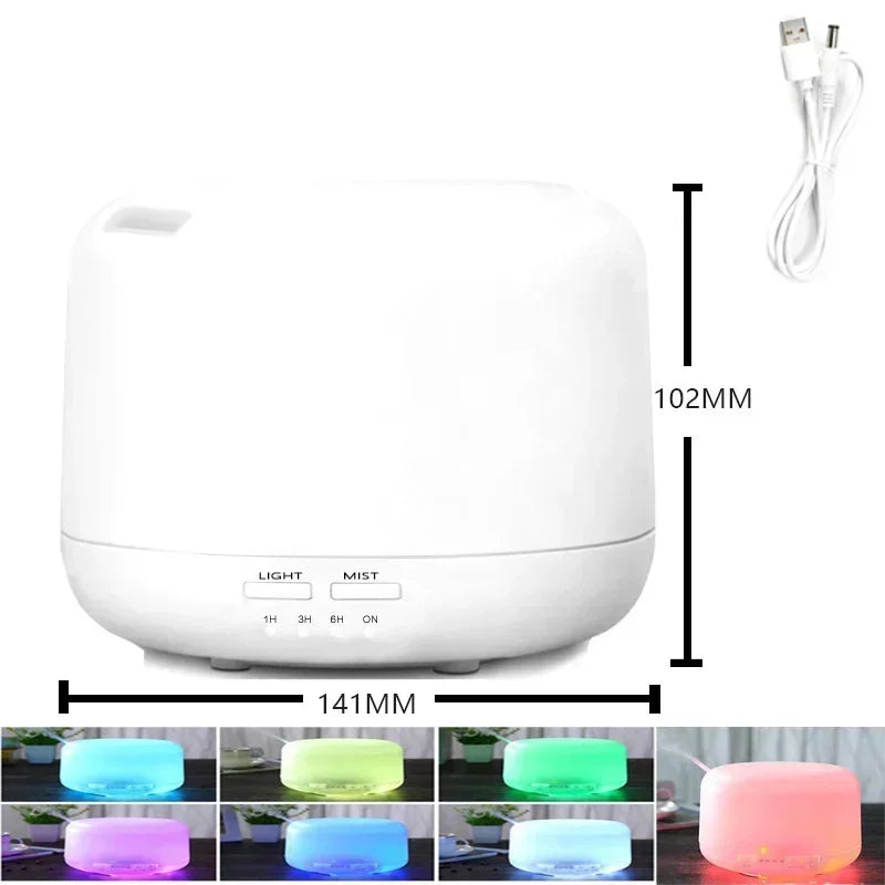 500ML Air Humidifier with Colorful LED Lights