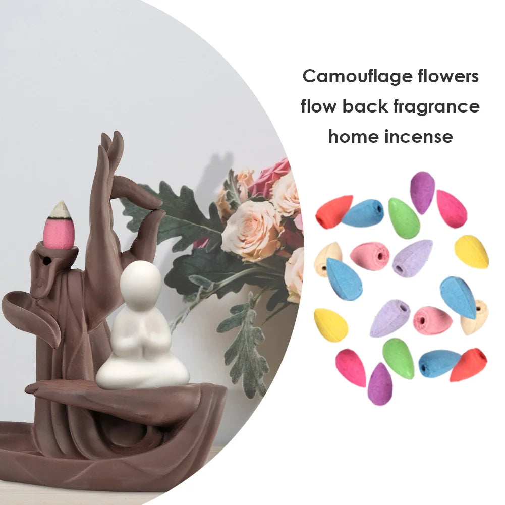Natural Incense Mixed Waterfall Smoke Backflow Cone