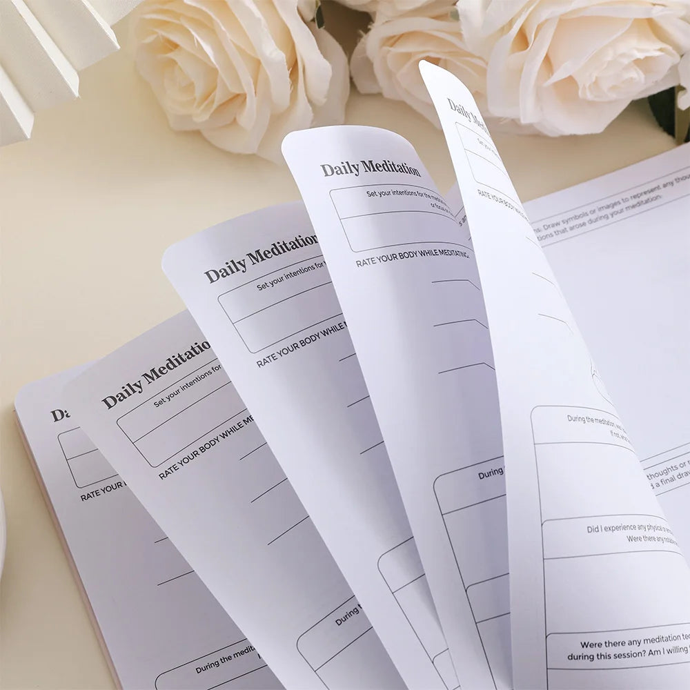 96 Pages A5 Hardcover Meditation Journal