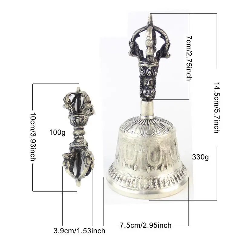Tibetan Buddhist Meditation Hand Bell