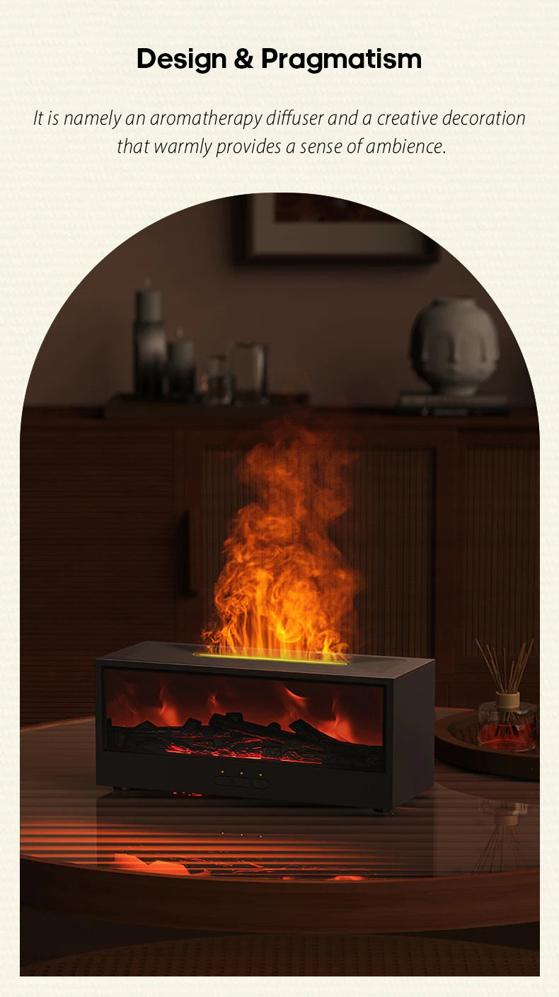 Fireplace Air Humidifier Waterless