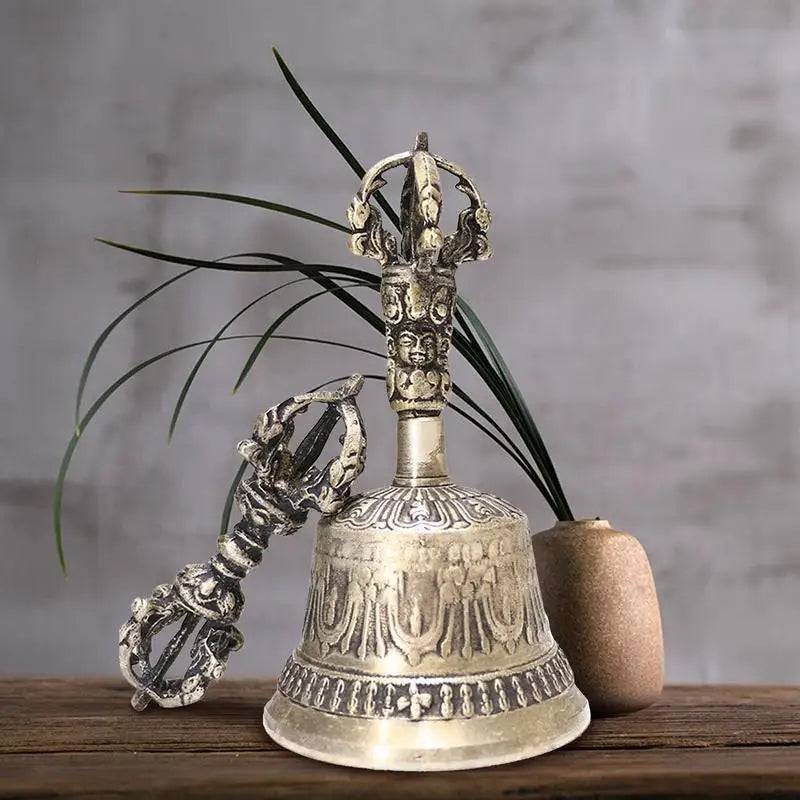 Tibetan Buddhist Meditation Hand Bell