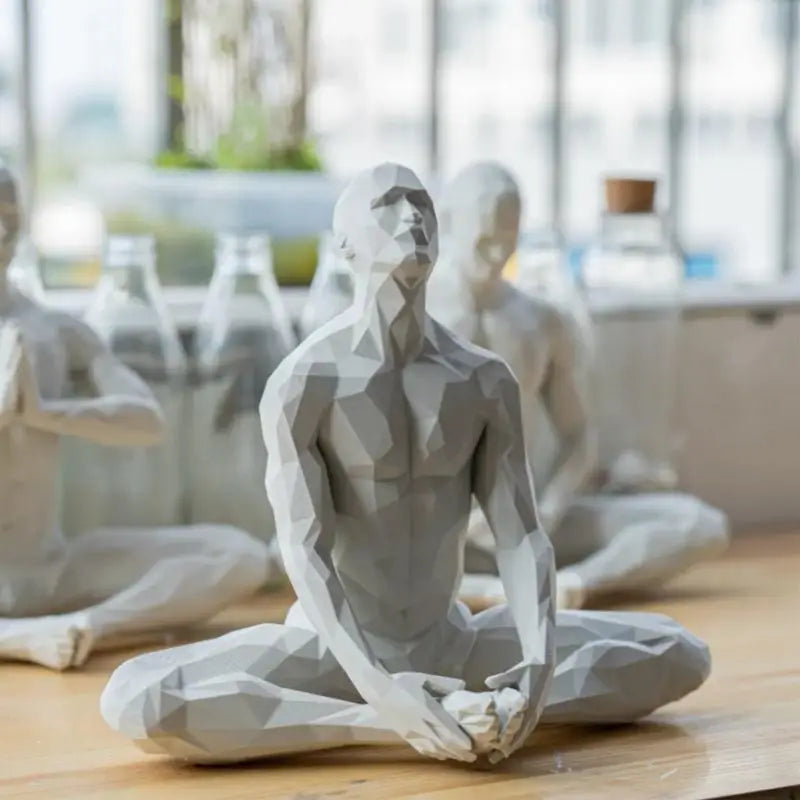 Meditation Statue Abstract Indoor