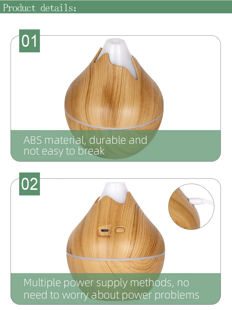 Aromatherapy Essential Oil Diffuser 350ML