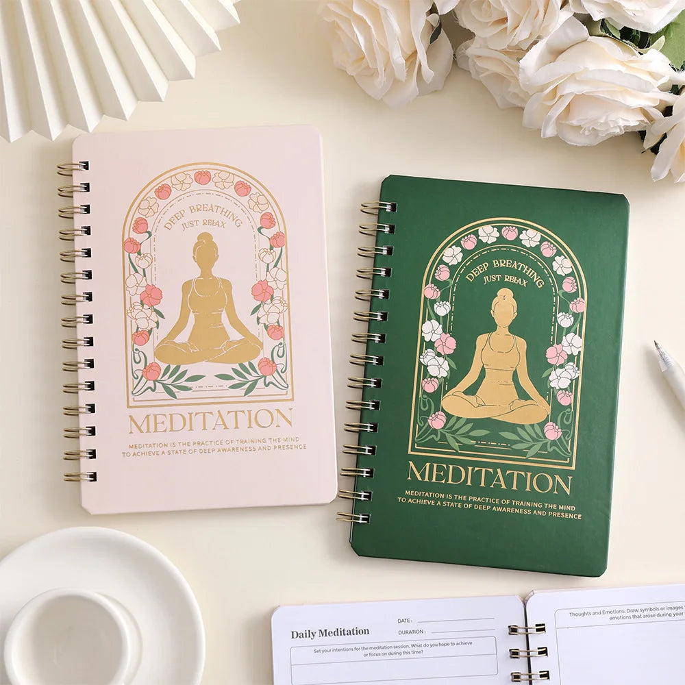 96 Pages A5 Hardcover Meditation Journal