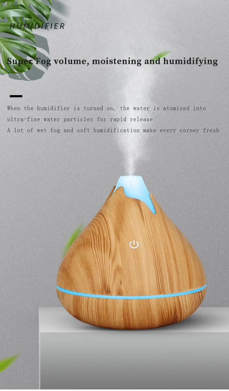 Aromatherapy Essential Oil Diffuser 350ML