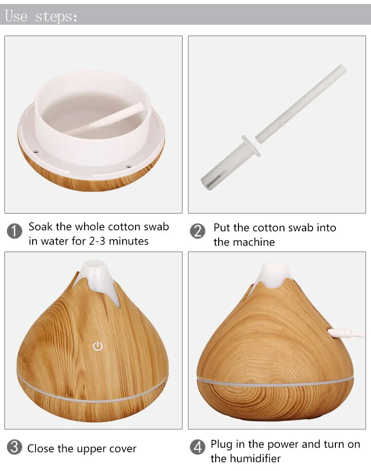 Aromatherapy Essential Oil Diffuser 350ML