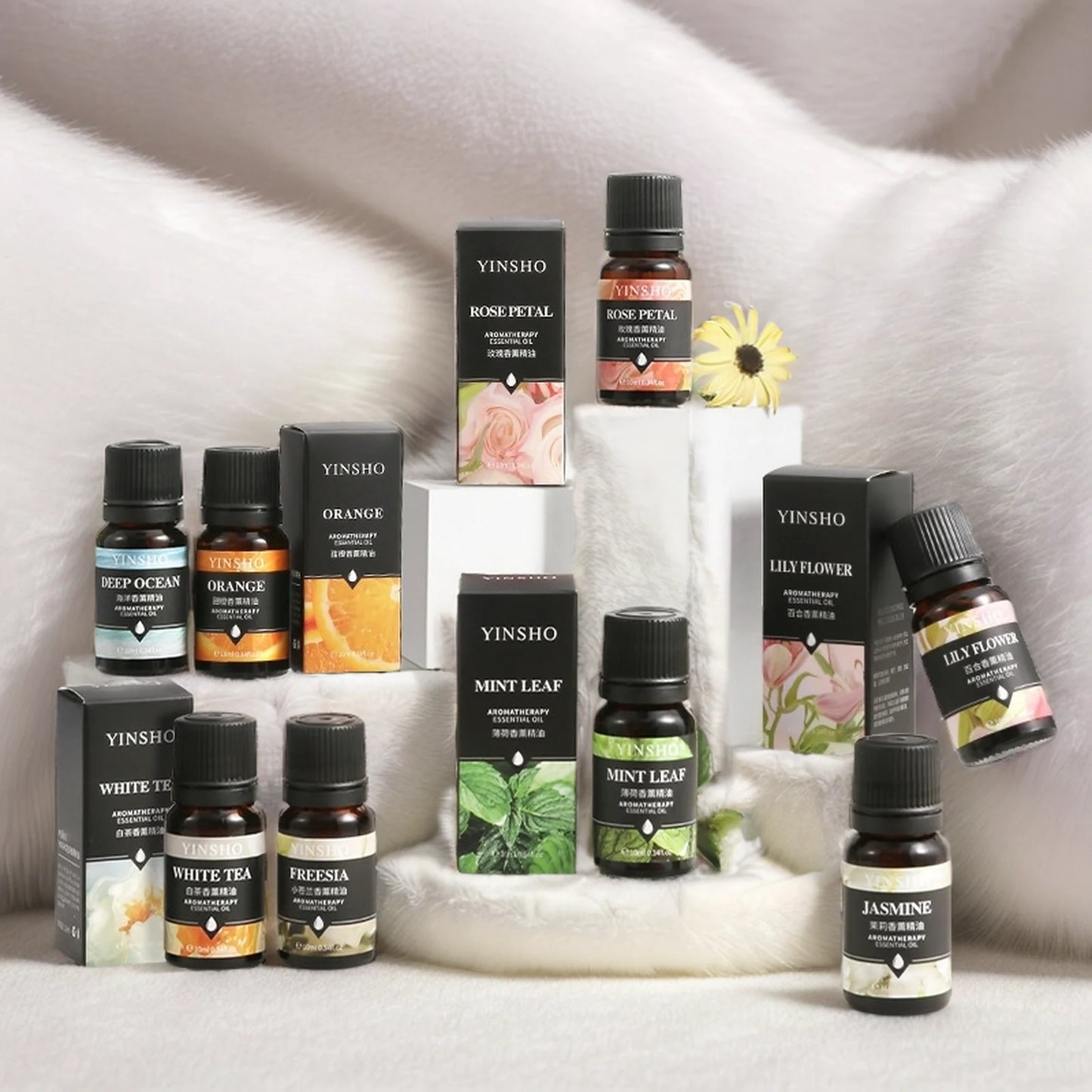 12 Flavors Essential Oils for Aroma Diffuser