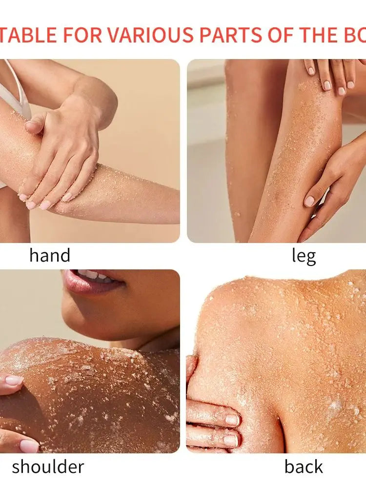 Himalayan salt scrub cleanses the skin