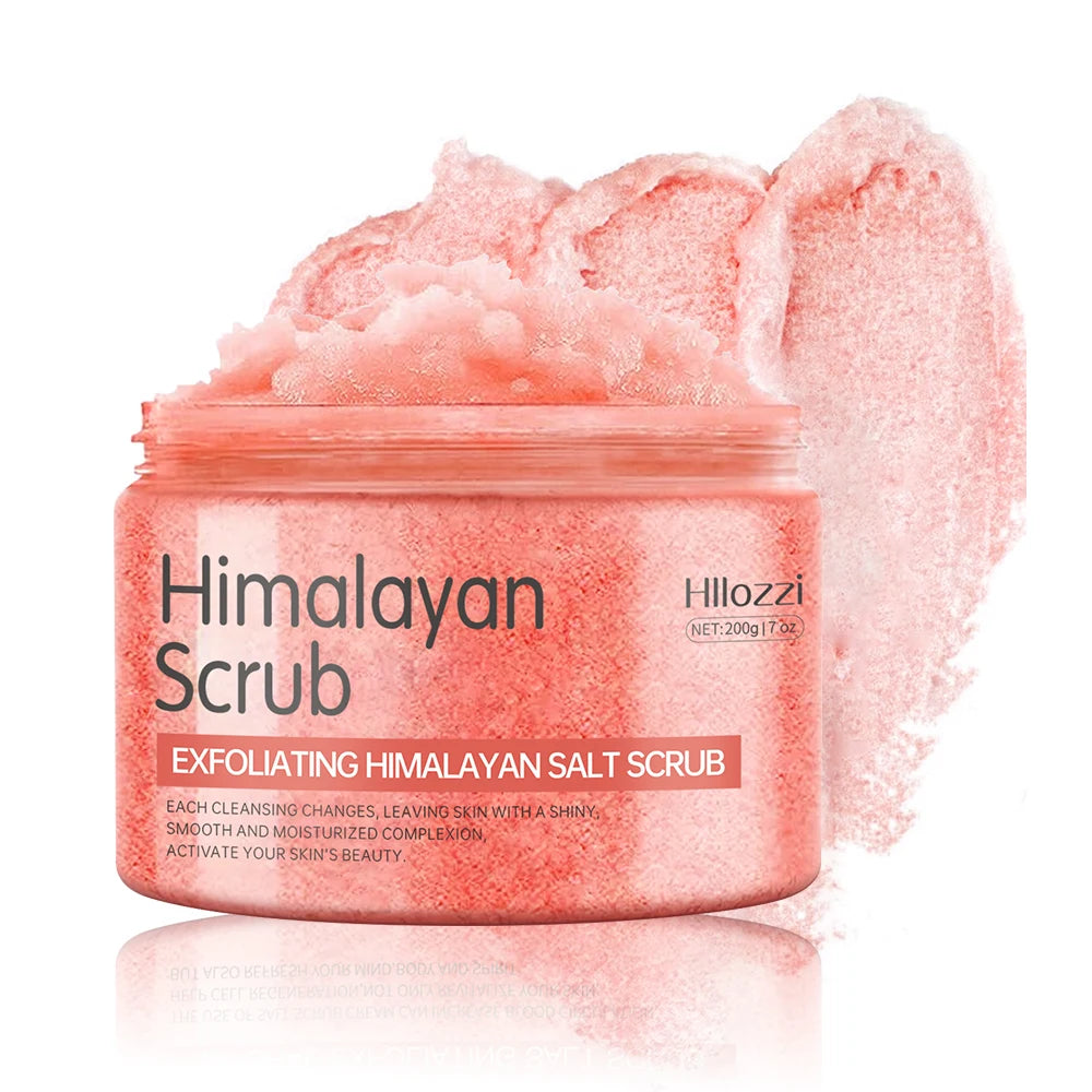 Himalayan salt scrub cleanses the skin