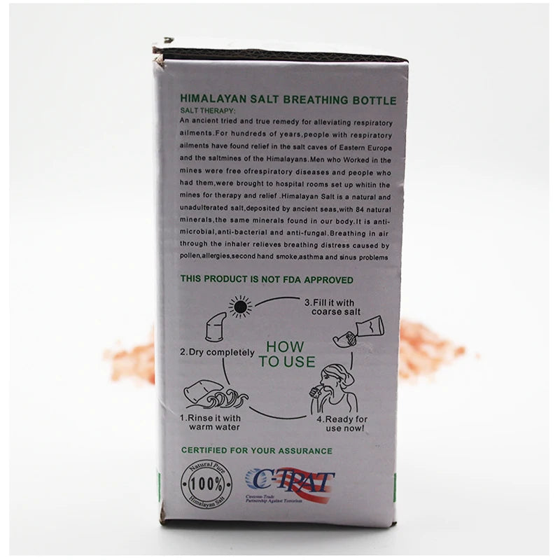 Himalayan Salt Breathing Bottle Salt Inhaler