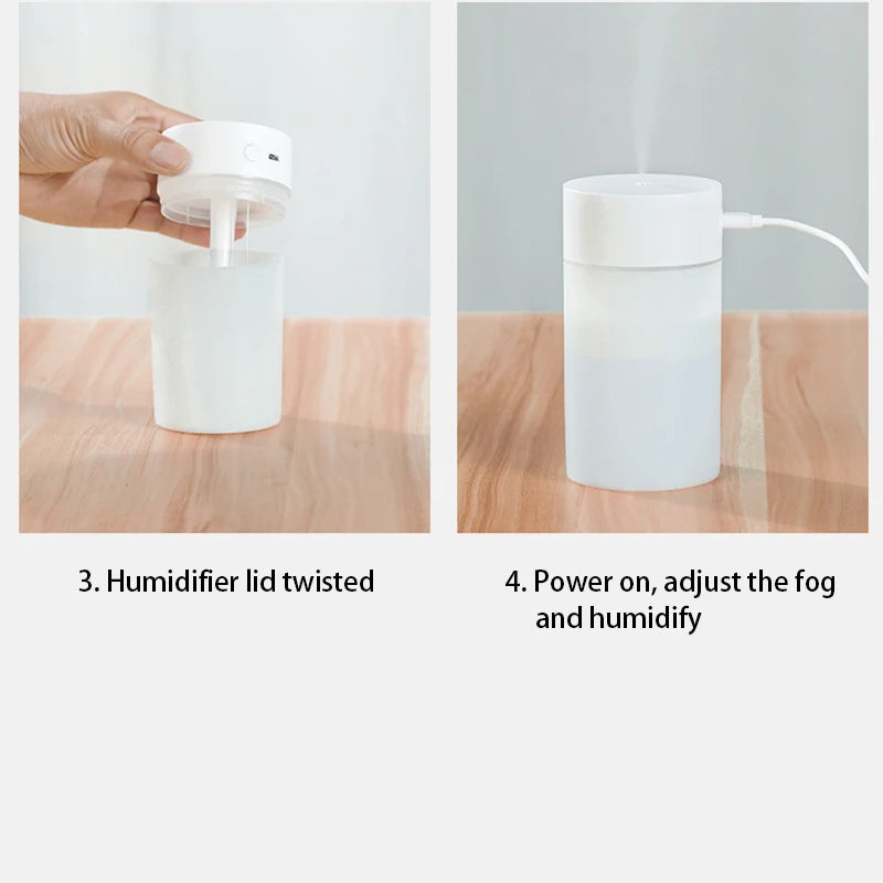 260ML USB Ultrasonic Air Humidifier