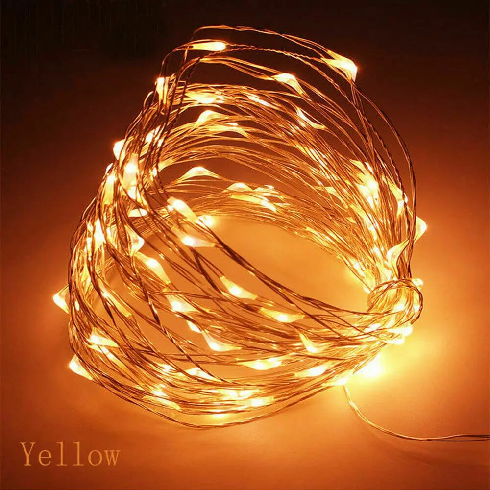 1m - 10m Fairy Lights Copper Wire