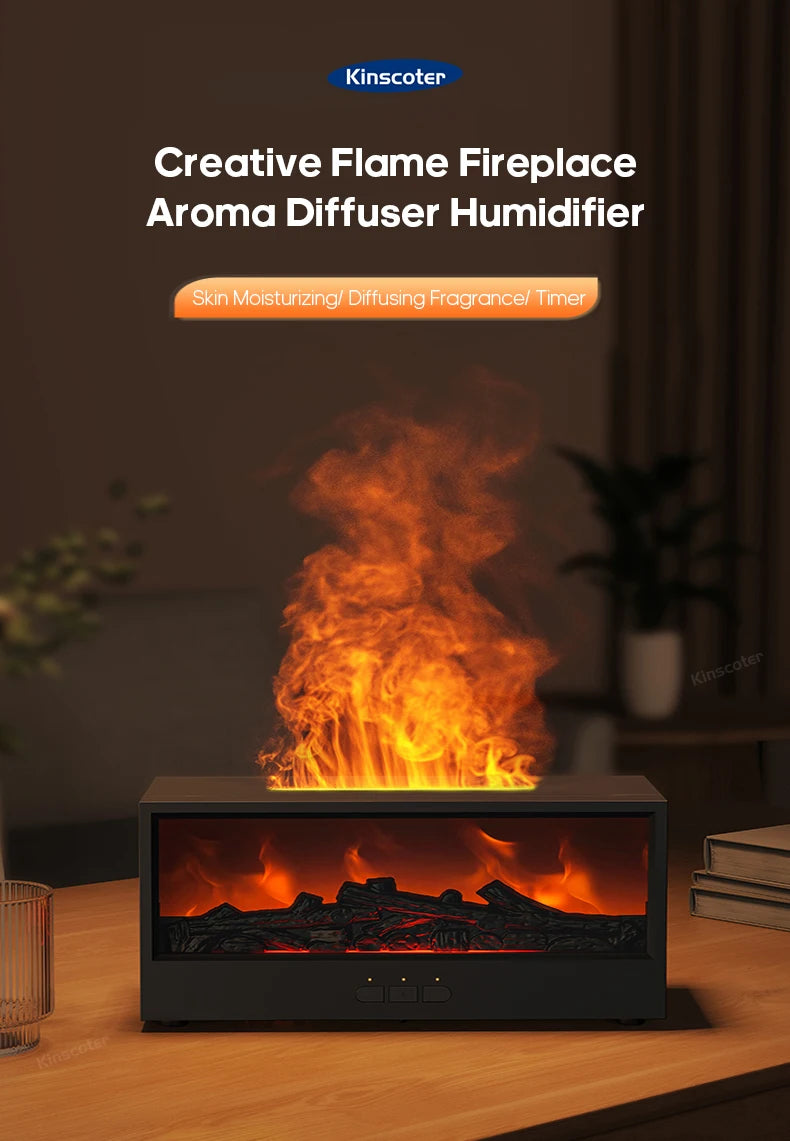 Fireplace Air Humidifier Waterless