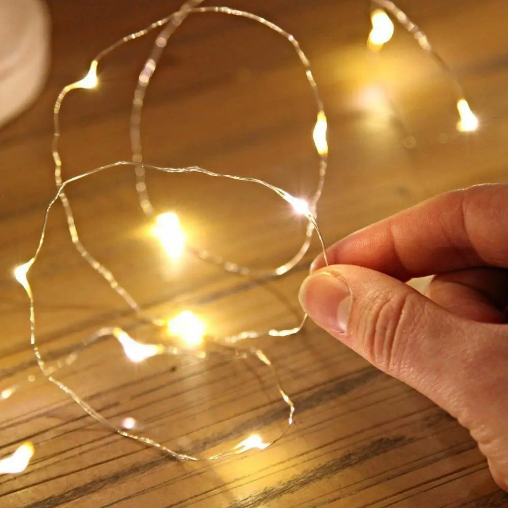 1m - 10m Fairy Lights Copper Wire