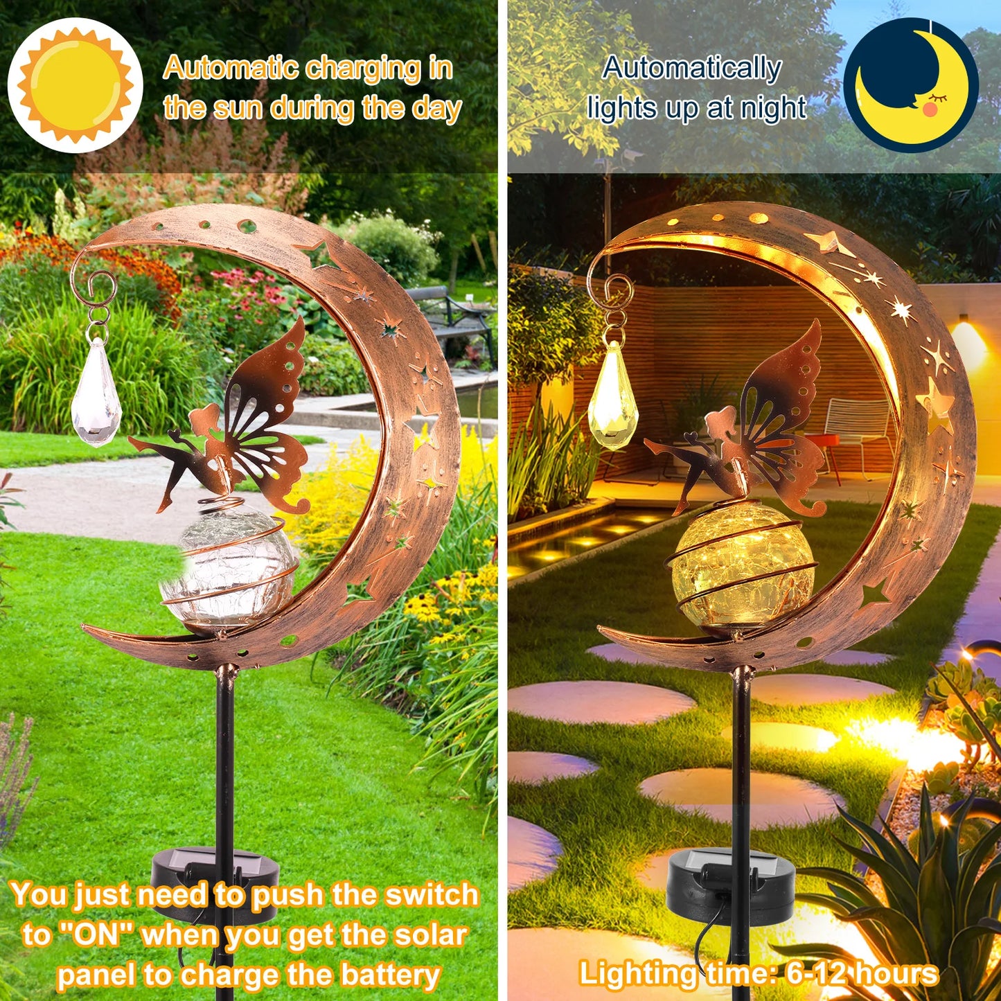 Fairy Moon Solar Light