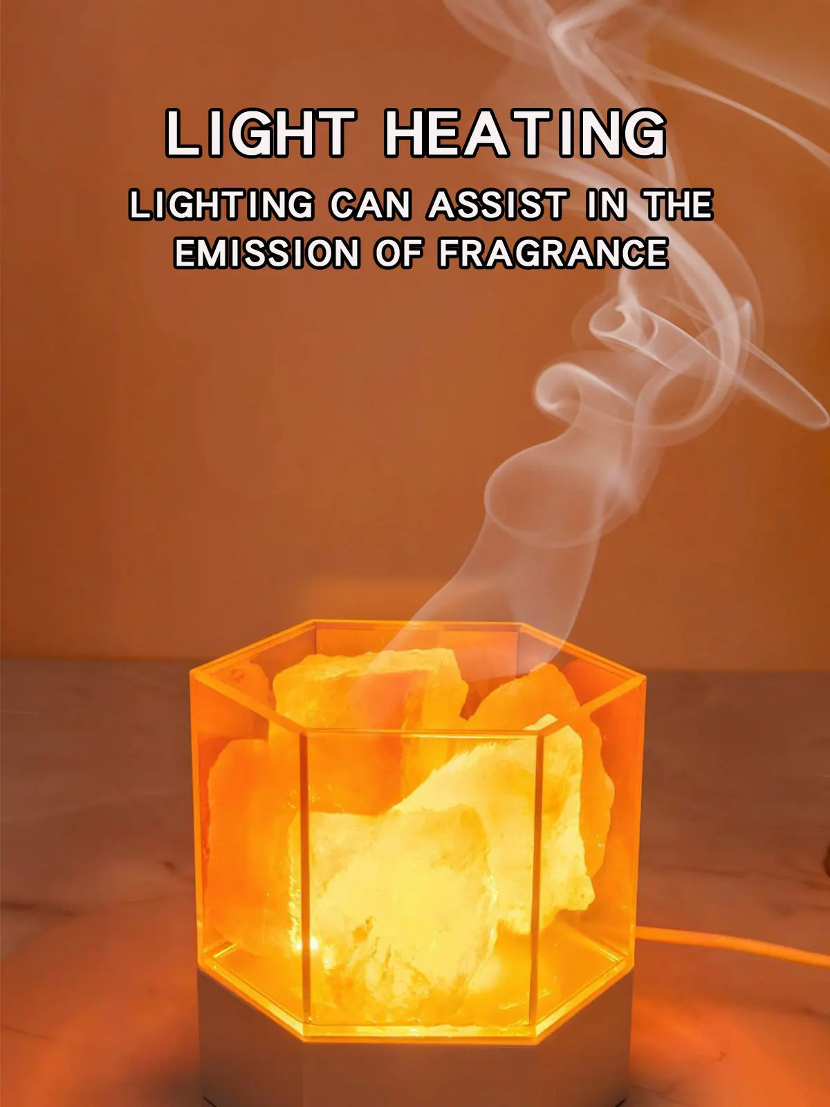 USB Desk Lamp Natural Himalayan Salt