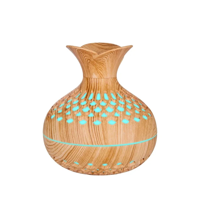 Wood Grain Vase Humidifier