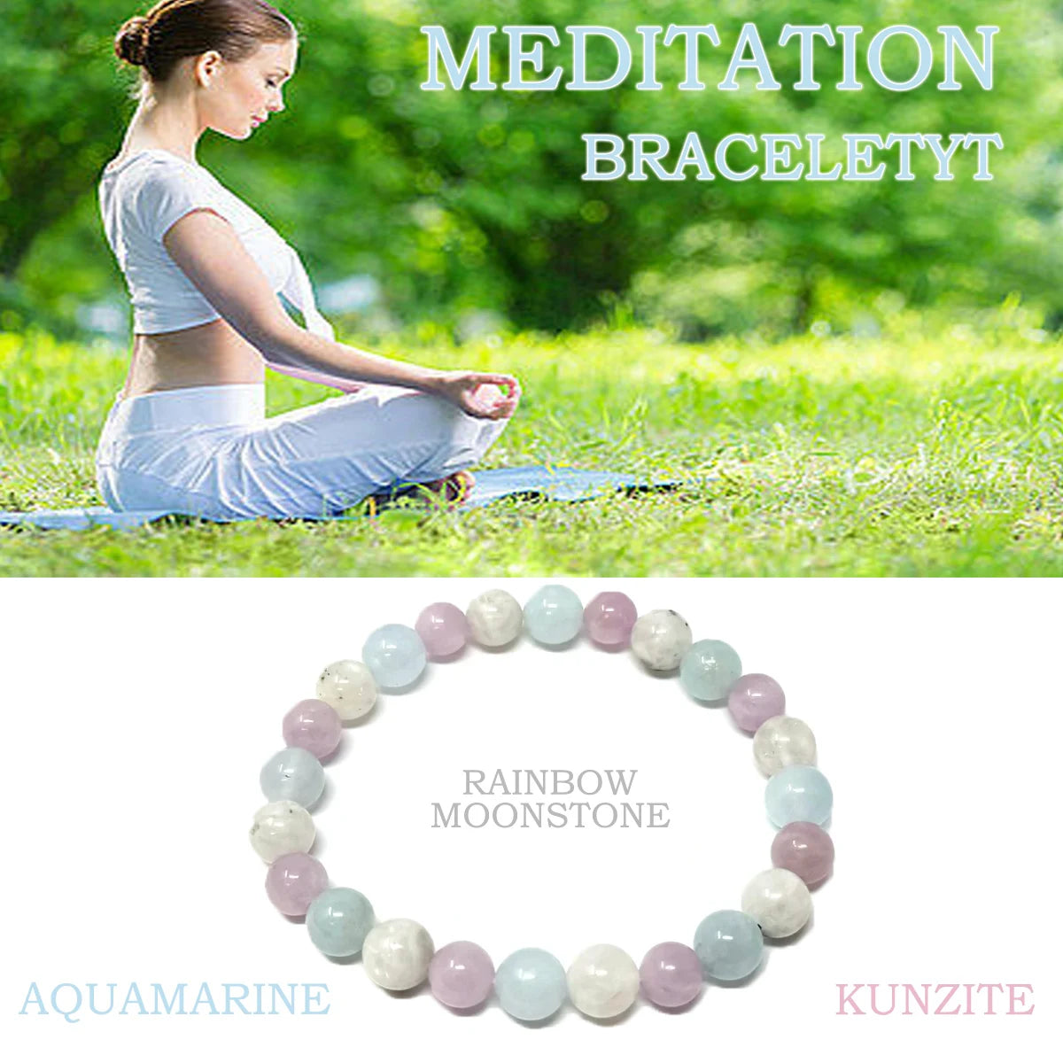 Meditation Bracelet Aquamarine