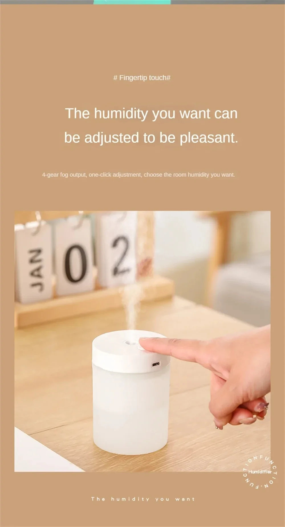 200ML Mini Humidifier USB
