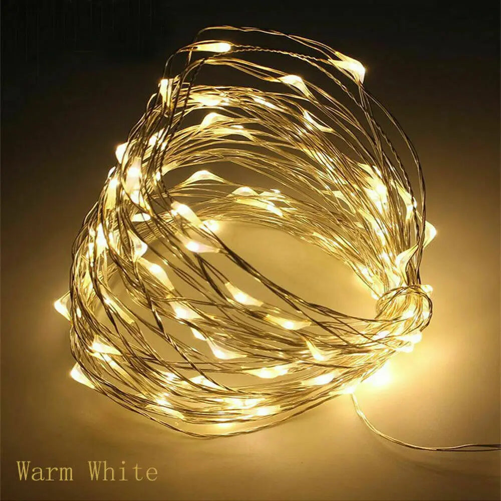 1m - 10m Fairy Lights Copper Wire