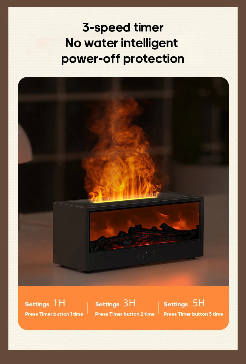 Fireplace Air Humidifier Waterless