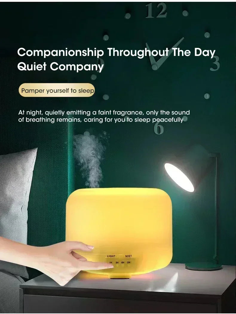 500ML Air Humidifier with Colorful LED Lights