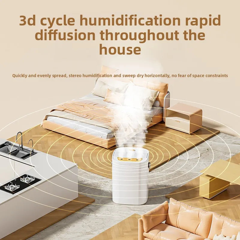 USB three nozzle humidifier