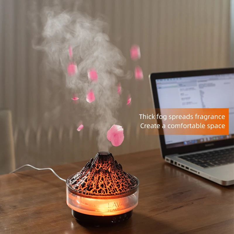 Colorful lights Volcano Lava Air Humidifier