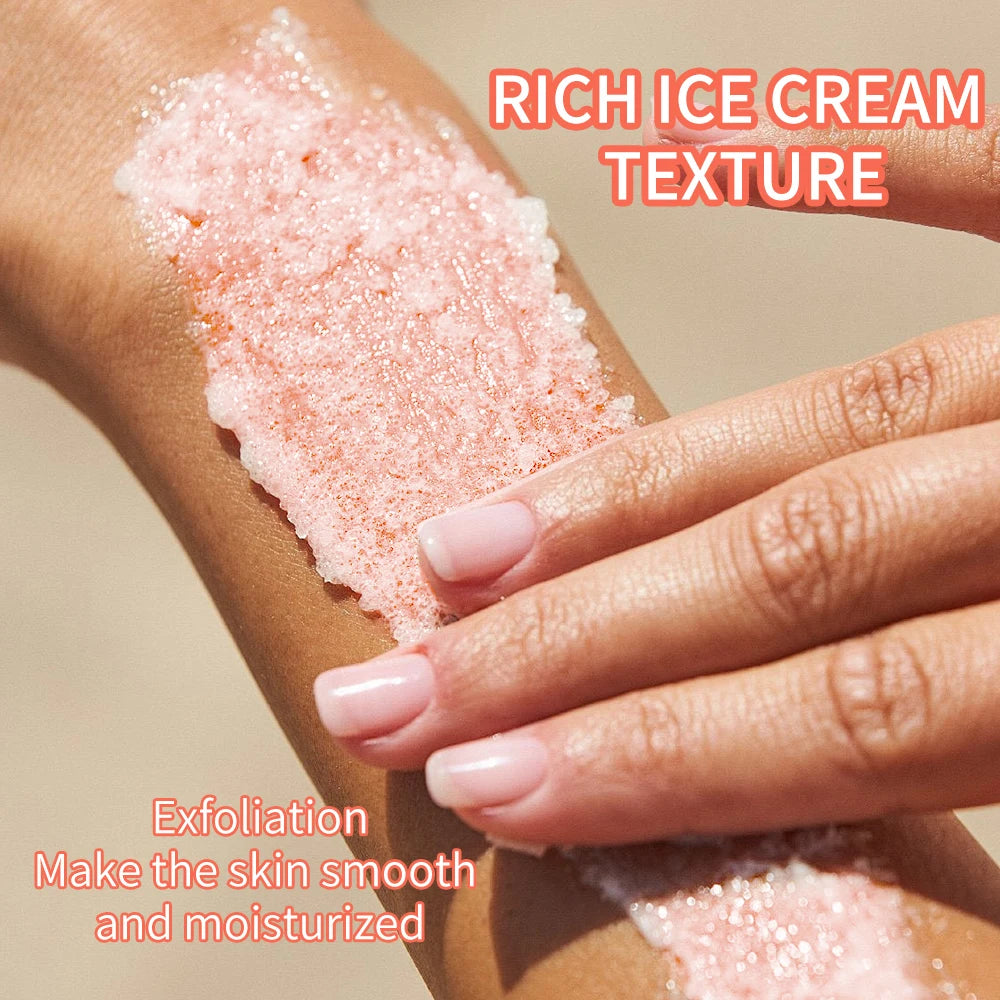 Himalayan salt scrub cleanses the skin