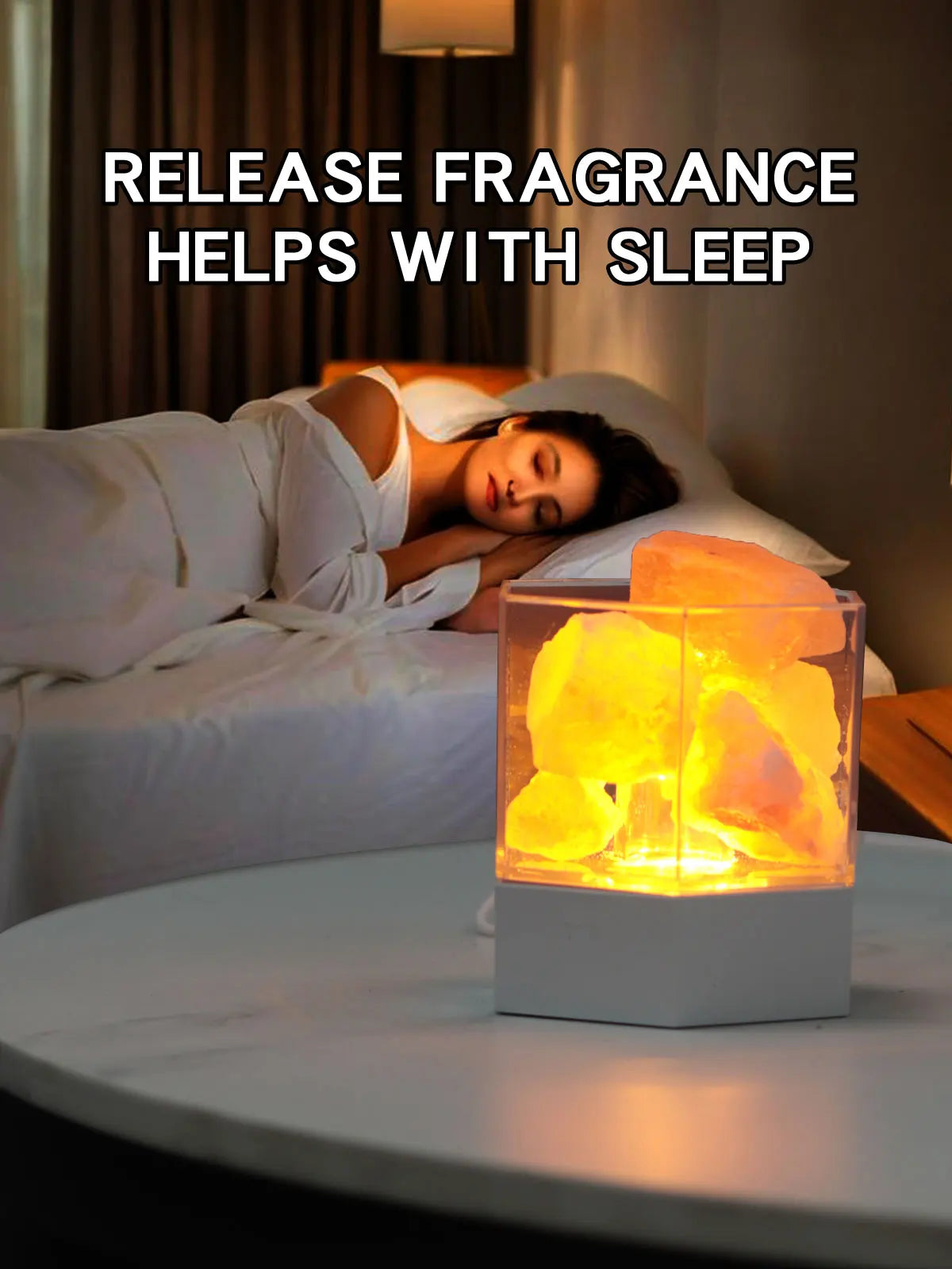 USB Desk Lamp Natural Himalayan Salt