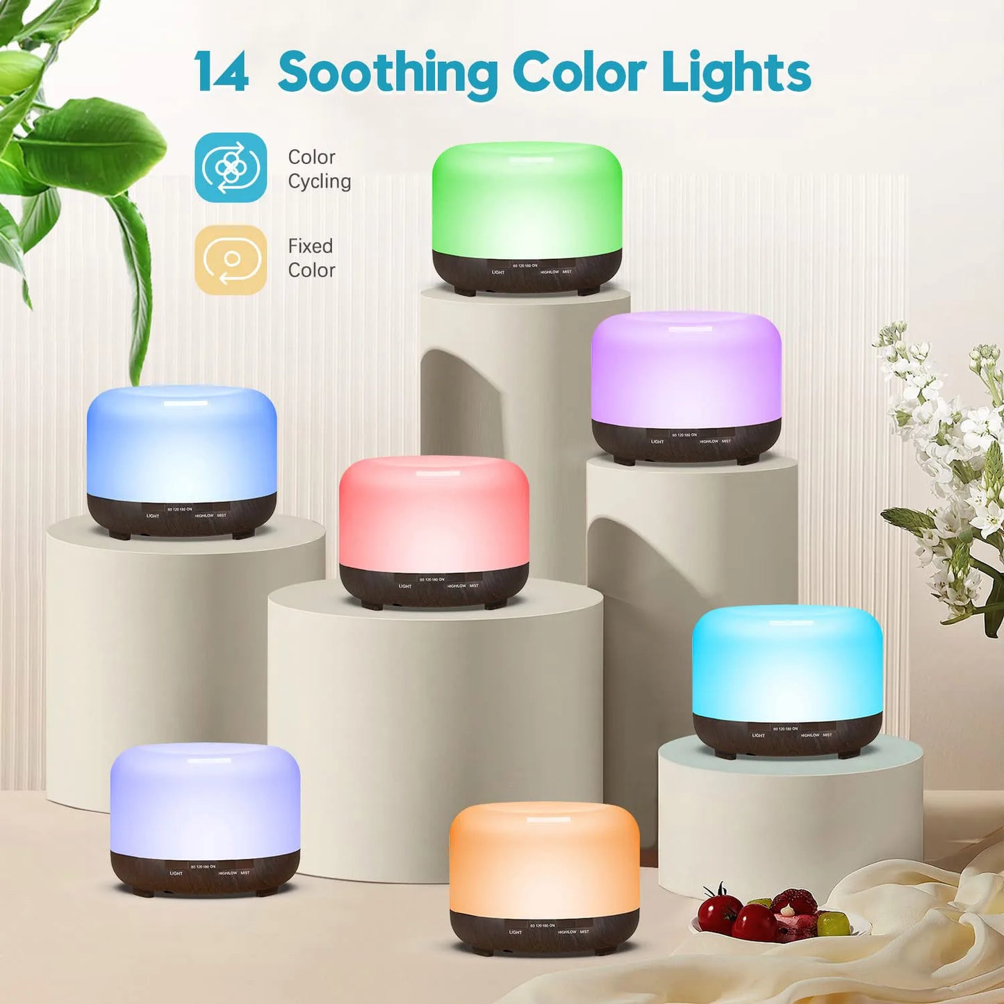 500ML Aroma Diffuser (Oils Optional)