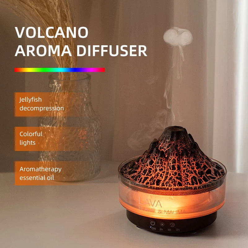 Colorful lights Volcano Lava Air Humidifier