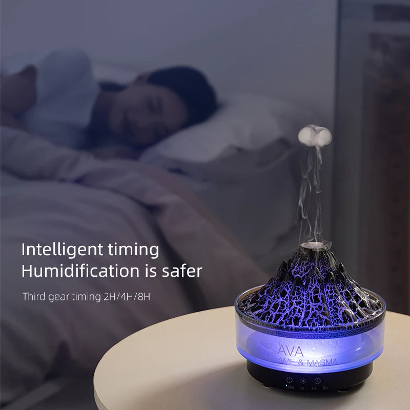 Colorful lights Volcano Lava Air Humidifier