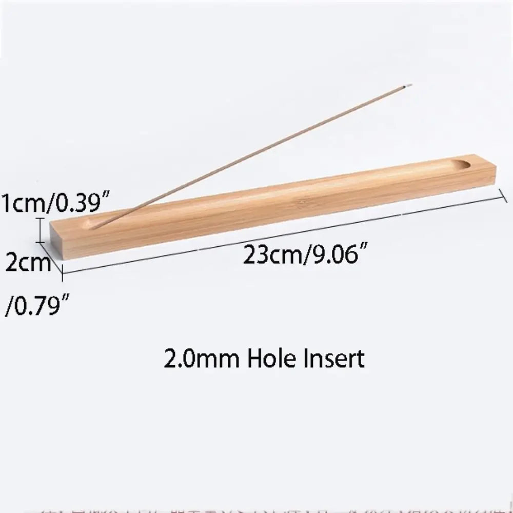 23cm Wood Sandalwood Coil Base