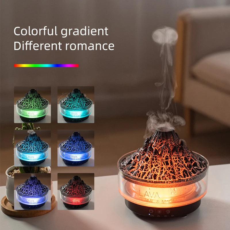 Colorful lights Volcano Lava Air Humidifier