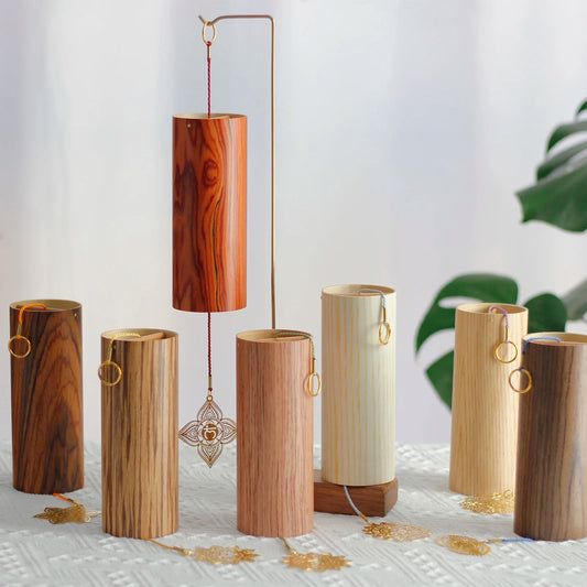 Wind Chimes Natural Bamboo