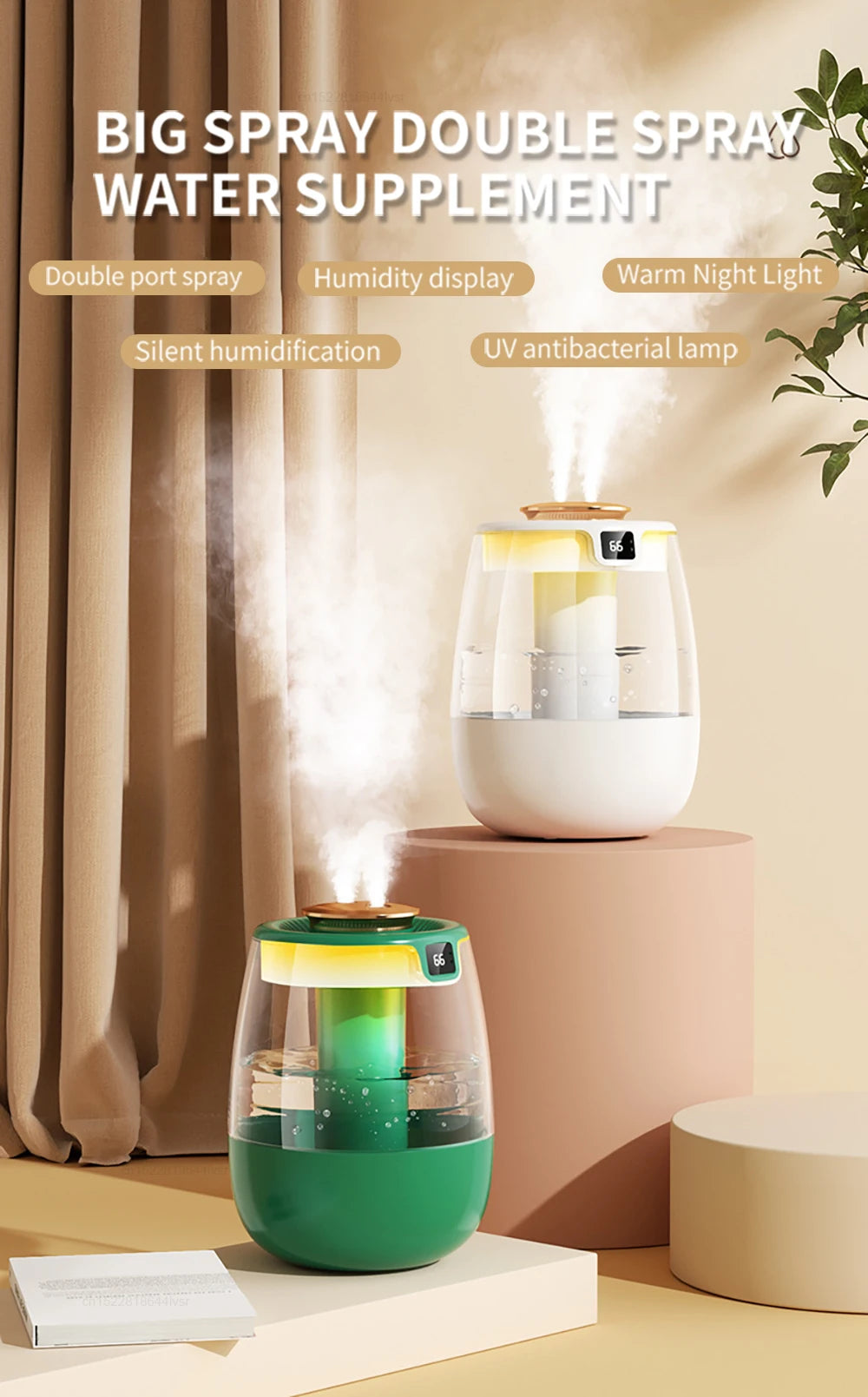 Air Humidifier 1300ML Aroma