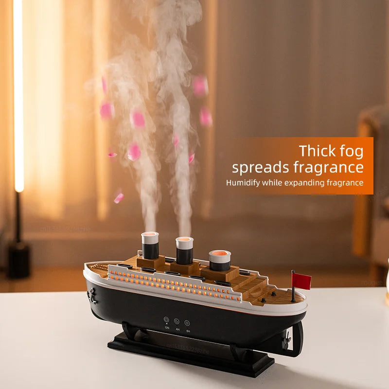 Ship Model Air Humidifier with Remote Control