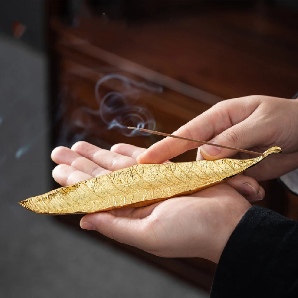 Leaf Incense Burner Ash Catcher