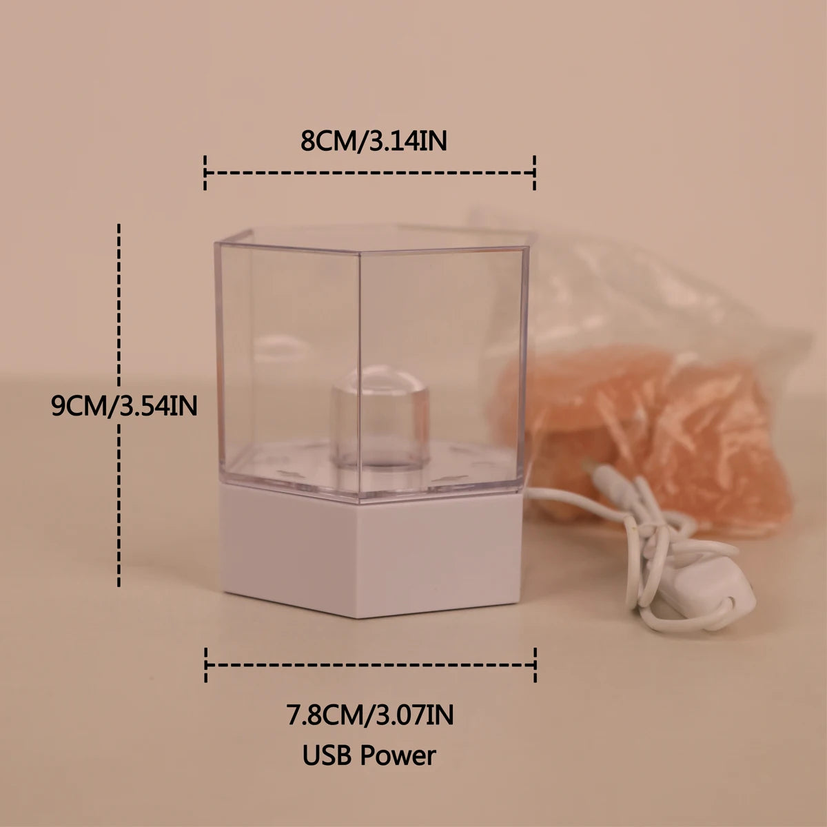 USB Natural Himalayan Salt Light