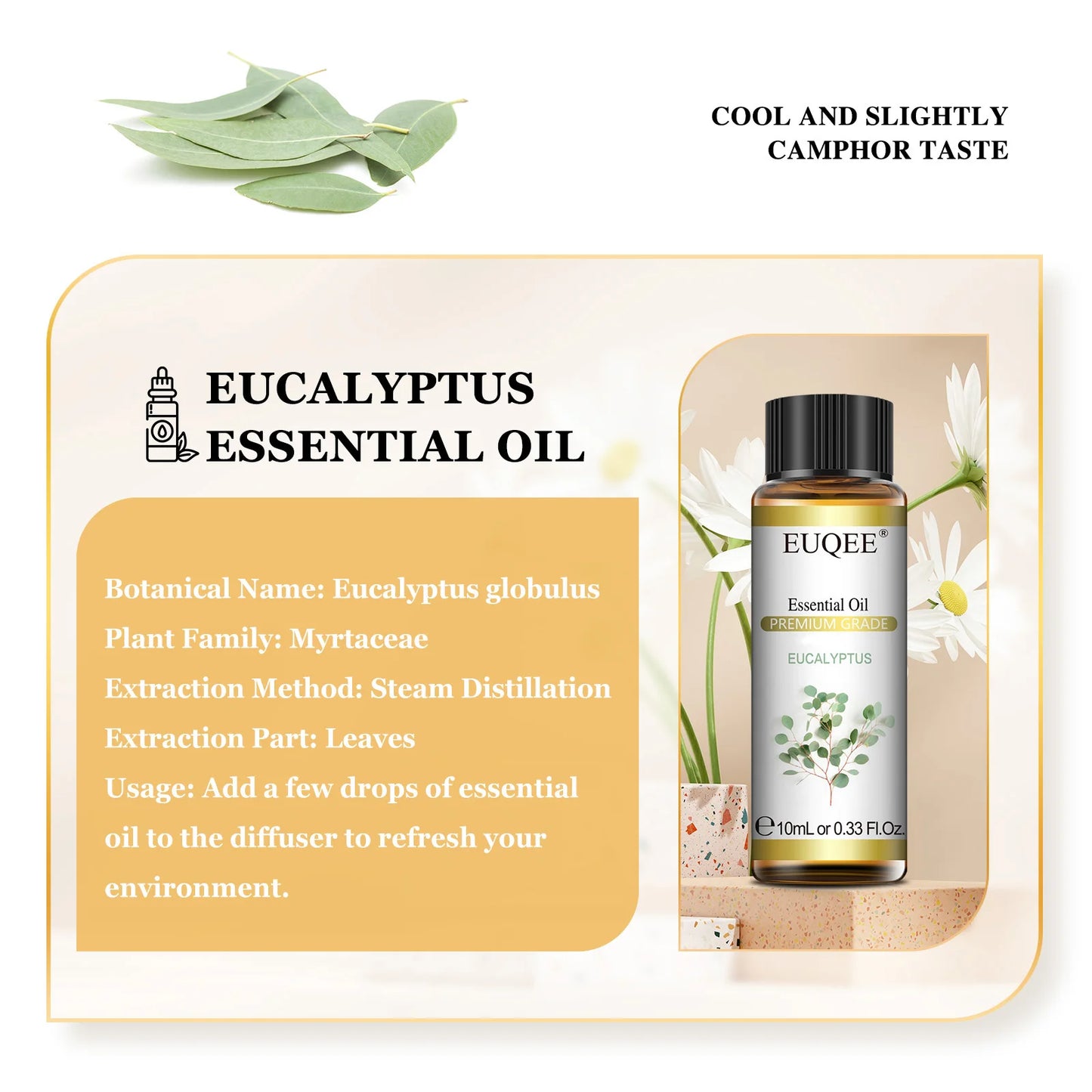 EUQEE 10ML Natural Essential Oils