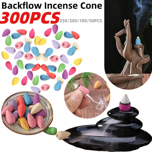 Natural Incense Mixed Waterfall Smoke Backflow Cone