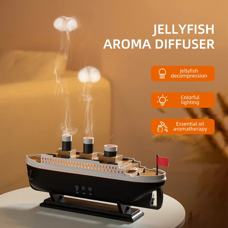 Ship Model Air Humidifier with Remote Control