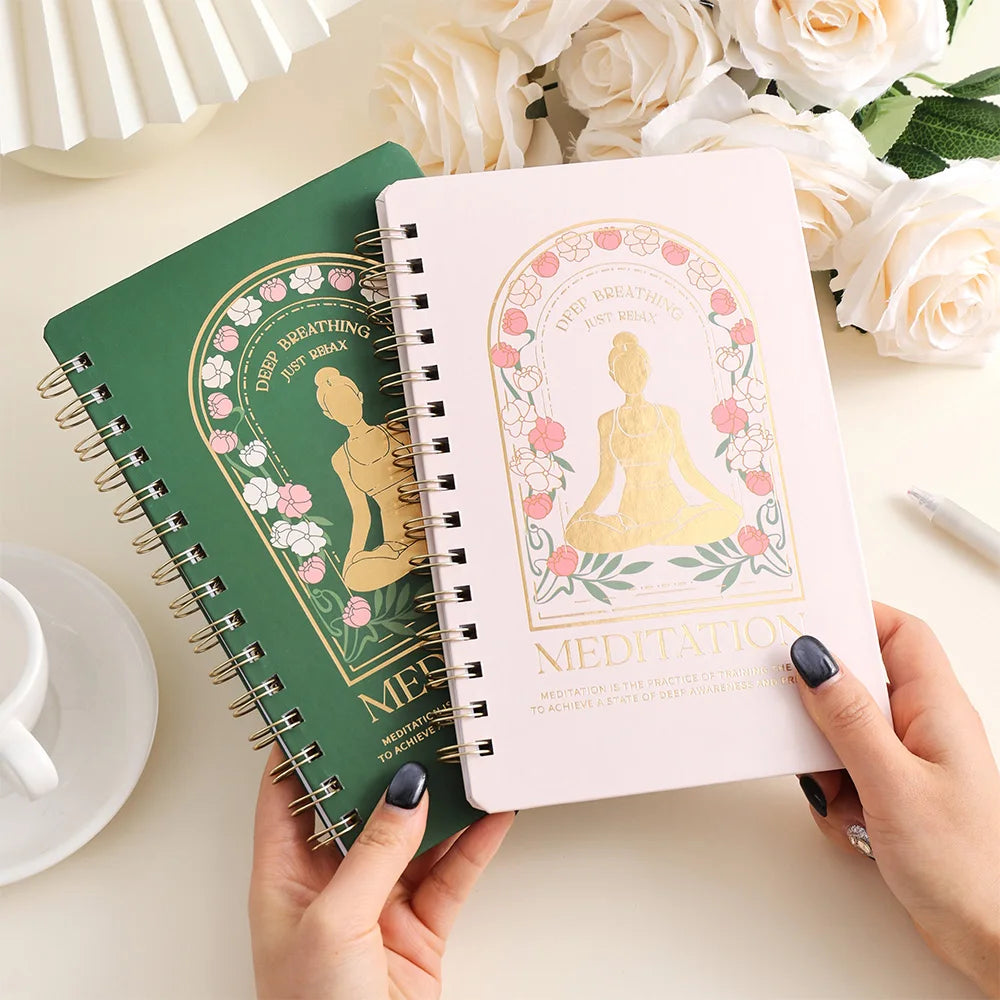 96 Pages A5 Hardcover Meditation Journal