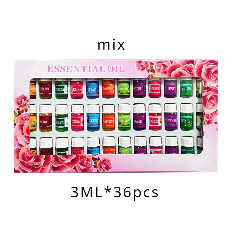 36*3ml Essential Oils Aromatherapy