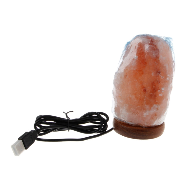 Hand Carved USB Himalayan Rock Salt Lamp
