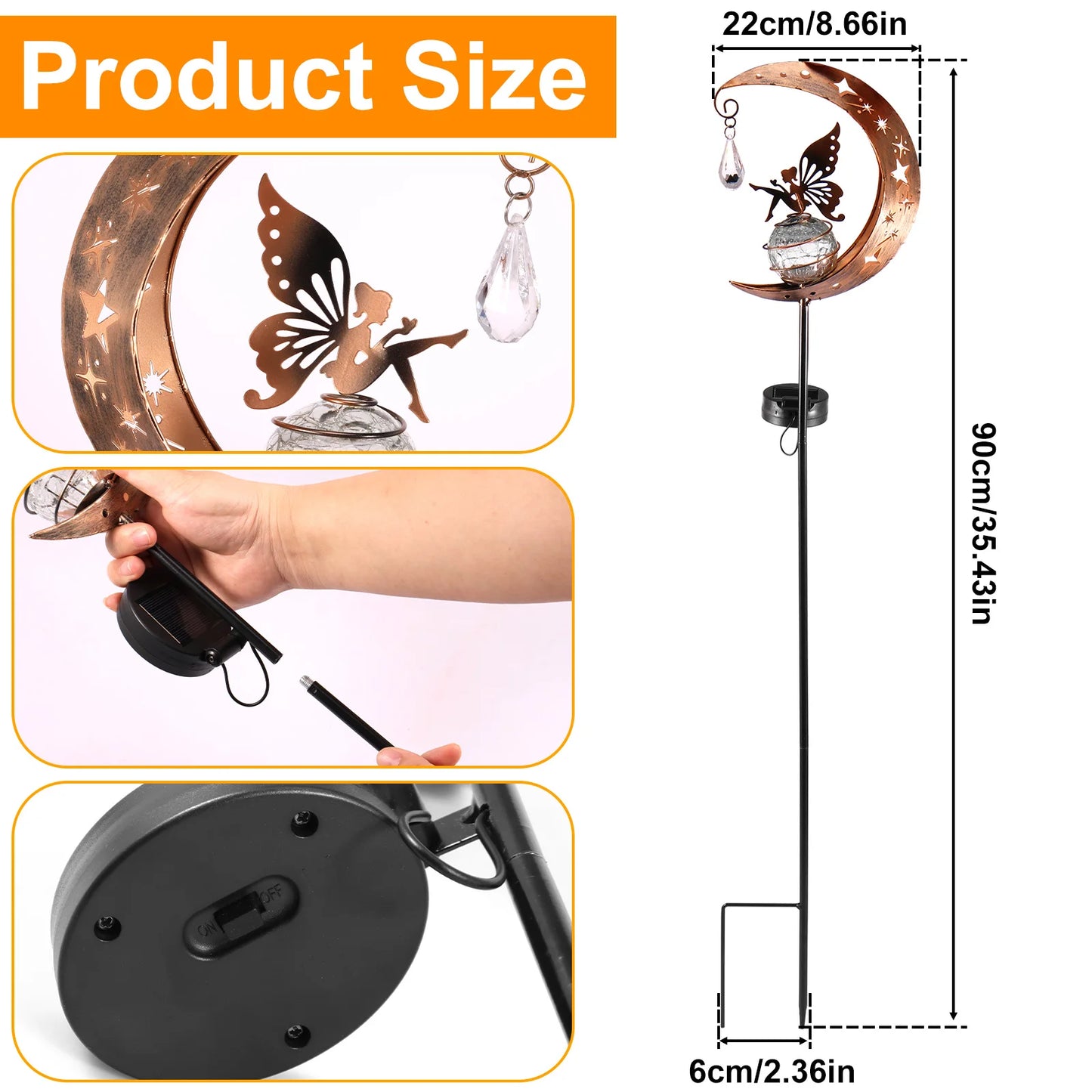 Fairy Moon Solar Light
